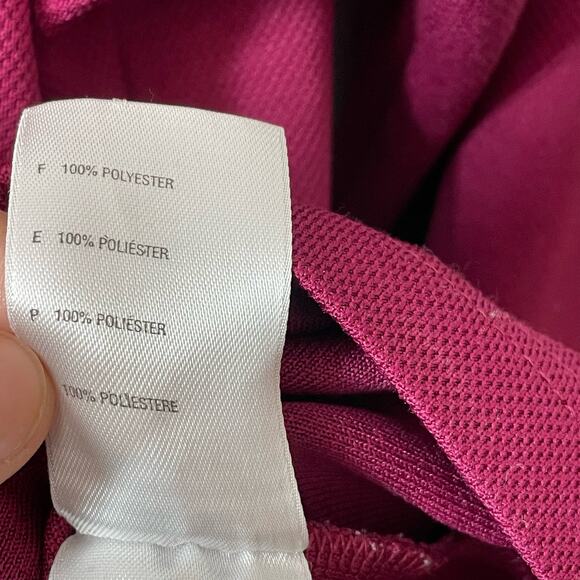 The North Face TNF Long Sleeve 1/4 Zip Shirt Flight Series sz Small Magenta - Picture 8 of 9